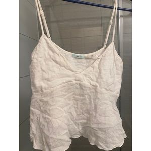 White Crop Top from Urban Outfitters